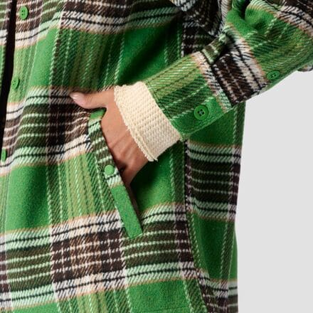 Flannel Shirt Jacket - Women's