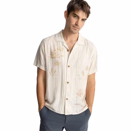 Lily Stripe Cuban Short-Sleeve Shirt - Men's