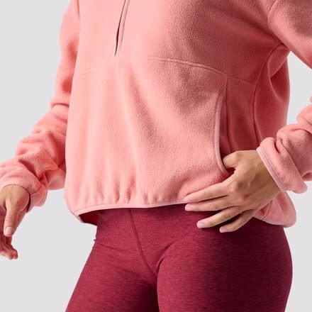 1/4 Zip Micro Fleece Sweatshirt - Women's