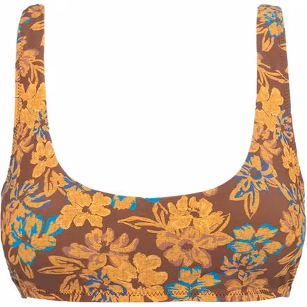 Oasis Floral Crop Bikini Top - Women's