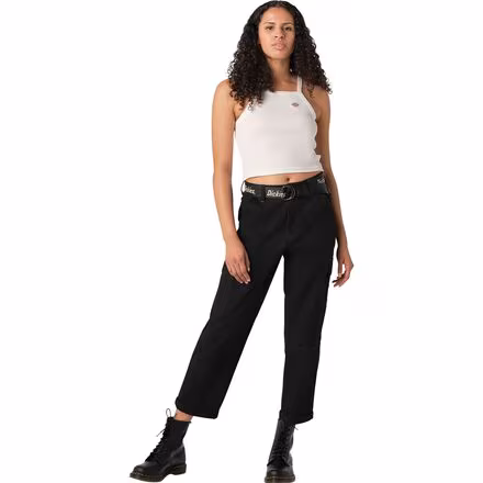 Relaxed Fit Cropped Cargo Pant - Women's