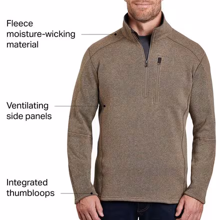 Interceptr 1/4-Zip Fleece Jacket - Men's