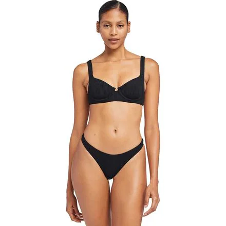 California High-Leg Cheeky Cut Bikini Bottom - Women's