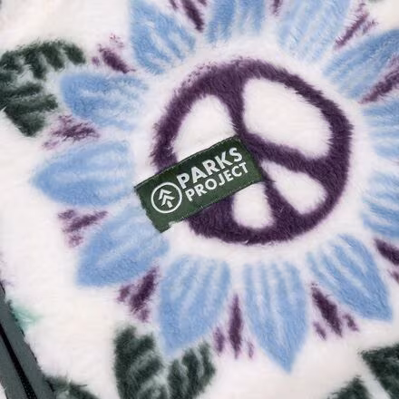 Nature In Bloom Faux Shearling Jacket - Women's