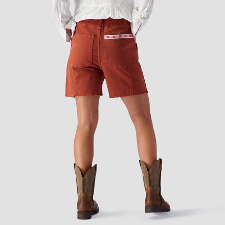 Cotton Canvas Workwear Short - Women's
