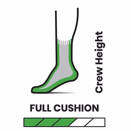 Full Cushion Striped Crew Sock - Kids'