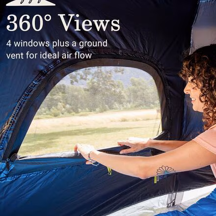 Camp Burst Dark Room Tent: 4-Person