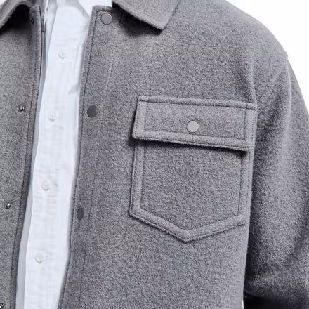 Wool Long-Sleeve Overshirt - Men's