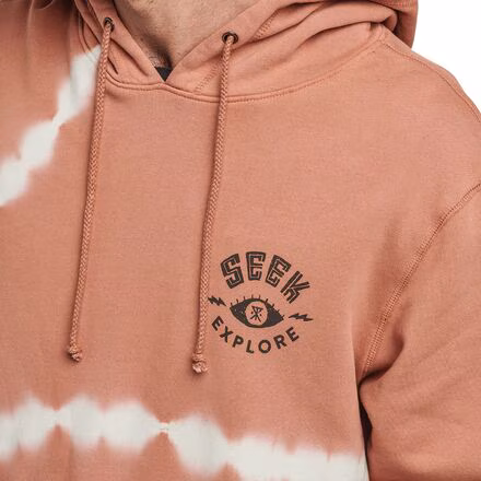 Seek And Explore Tie Dye Fleece Hoodie - Men's