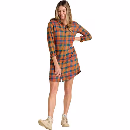 Re-Form Flannel Shirt Dress - Women's