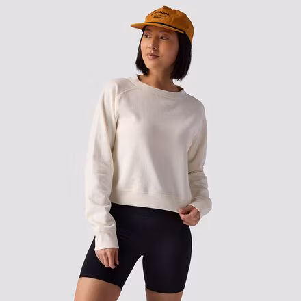 Vintage Gym Cropped Crew Sweatshirt - Women's