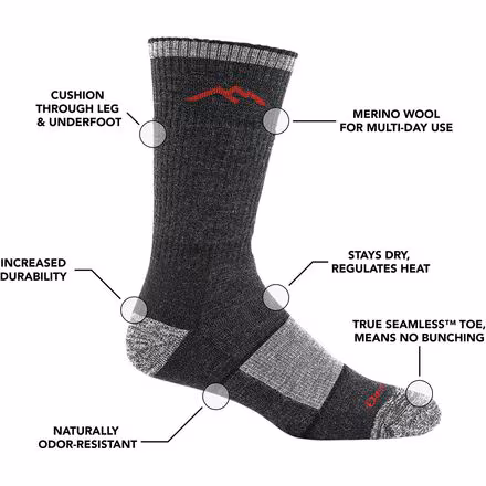 Hiker Boot Cushion Sock - Men's