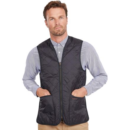 Quilted Waistcoat/Zip-In Liner Vest - Men's