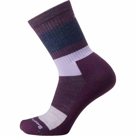 Everyday Blocked Stripe Crew Sock