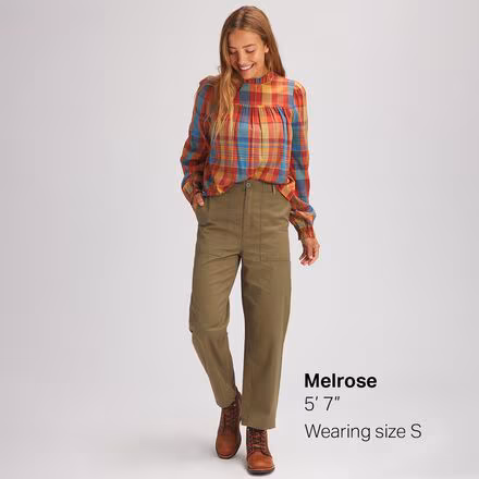 Plaid Yoke Shirt - Women's