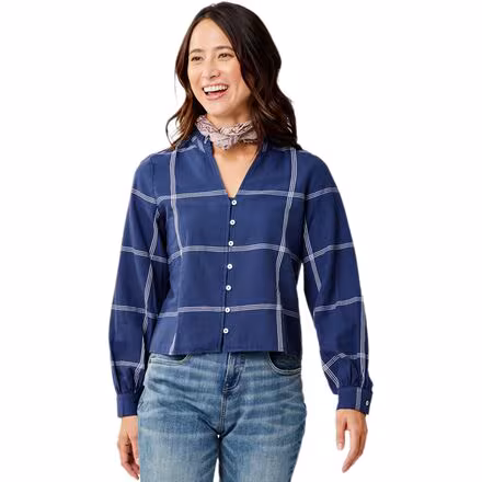 Reagan Twill Long-Sleeve Top - Women's