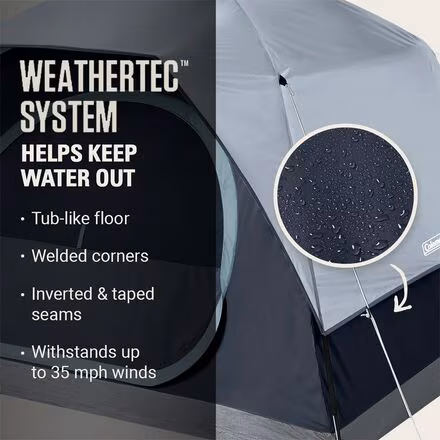 Skydome Tent + Lighting: 4-Person 3-Season