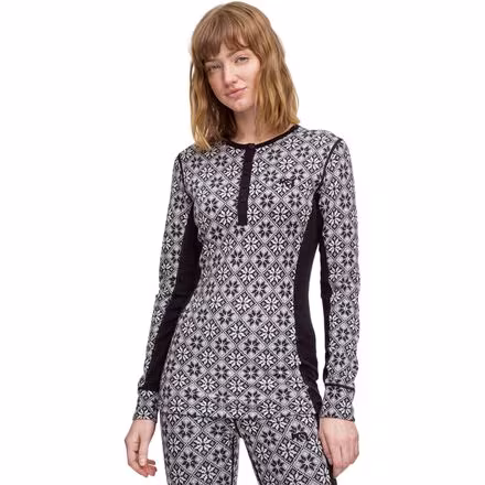 Rose Long-Sleeve Crew Top - Women's