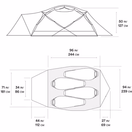 Trango 4 Tent: 4-Person 4-Season
