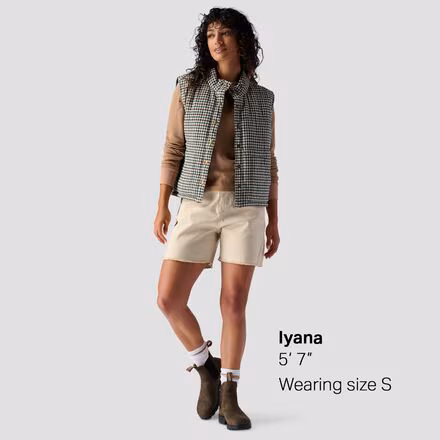 Flannel Synthetic Insulated Vest - Women's