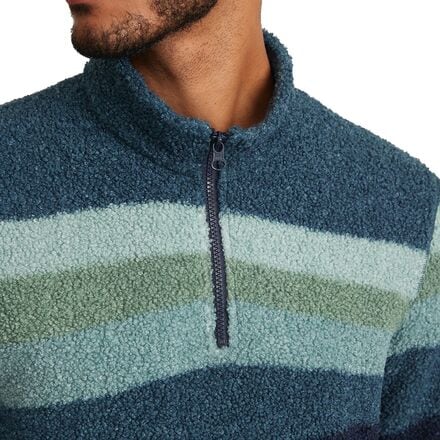 Half-Zip Sherpa Scenic Fleece Jacket - Men's