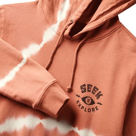 Seek And Explore Tie Dye Fleece Hoodie - Men's