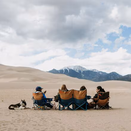 Low Loveseat Camp Chair