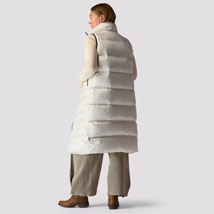Long Down Parka Vest - Women's