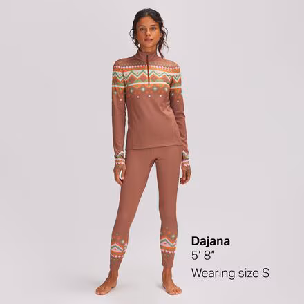 Lightweight Poly 1/4-Zip Baselayer Top - Women's