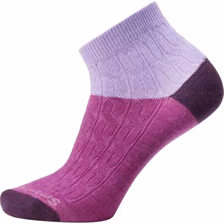 Everyday Cable Ankle Boot Sock - Women's