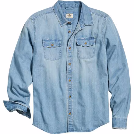 Long-Sleeve Classic Denim Shirt - Men's