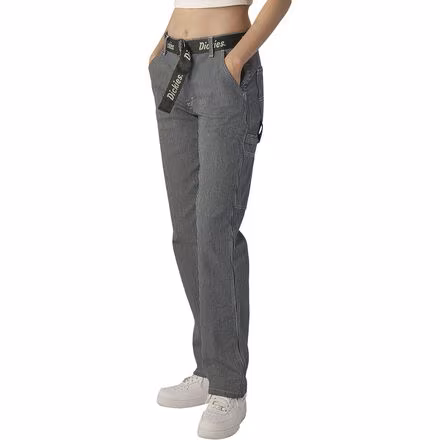 High Waisted Carpenter Pant + Belt - Women's