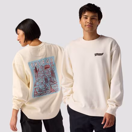 Chicago Poster Crew Sweatshirt