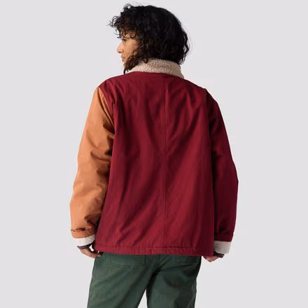 Patchwork Overcoat - Women's