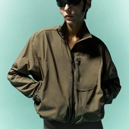 Cropped Recycled DWR Jacket - Women's