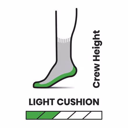 Hike Light Cushion Striped Crew Sock - Kids'