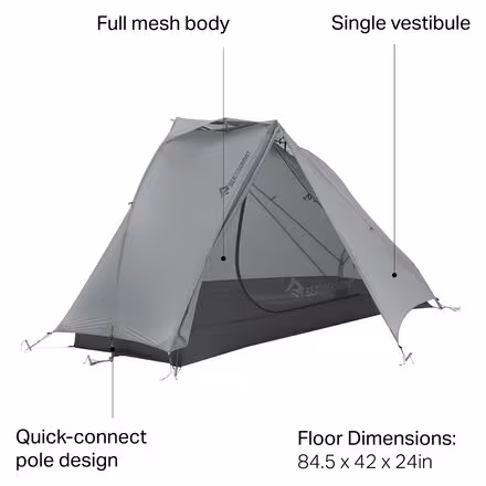 ALTO TR1 Tent: 1-Person 3-Season