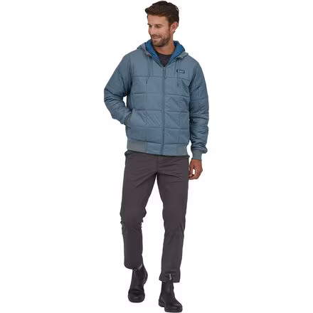 Box Quilted Hooded Jacket - Men's