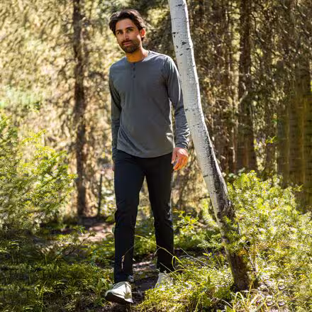 X Cotton Long-Sleeve Henley - Men's