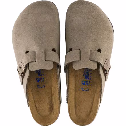 Boston Soft Footbed Suede Narrow Clog - Women's