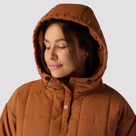 Quilted 1/2 Snap Pullover - Women's