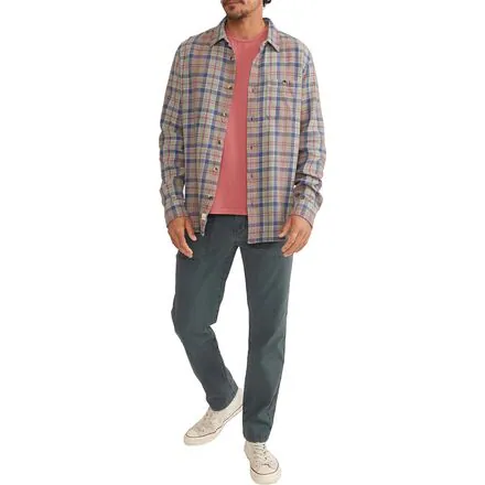 Long-Sleeve Plaid Broken Twill Shirt - Men's