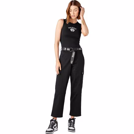 Relaxed Fit Cropped Cargo Pant - Women's