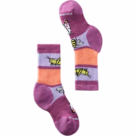 Hike Full Cushion Garden Bugs Pattern Crew Sock - Kids'