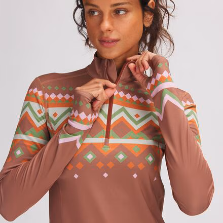 Lightweight Poly 1/4-Zip Baselayer Top - Women's