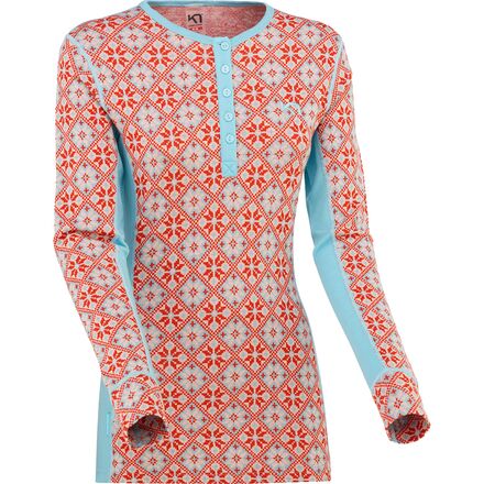 Rose Long-Sleeve Crew Top - Women's