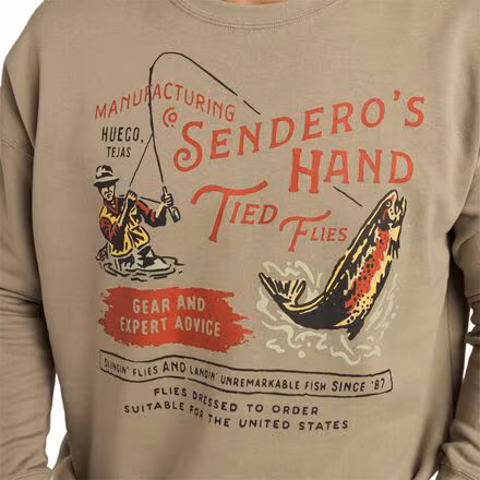 Hand Tied Flies Sweatshirt - Men's