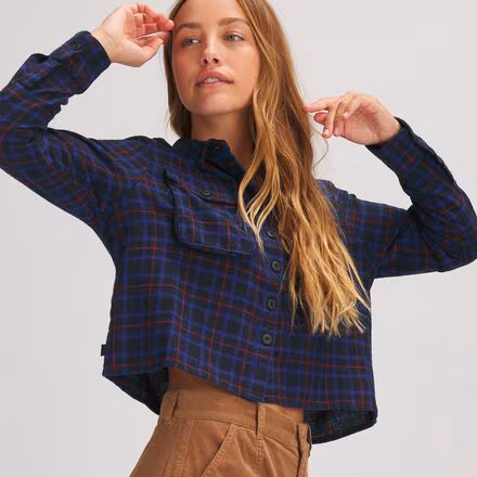 Daily Crop Flannel - Women's