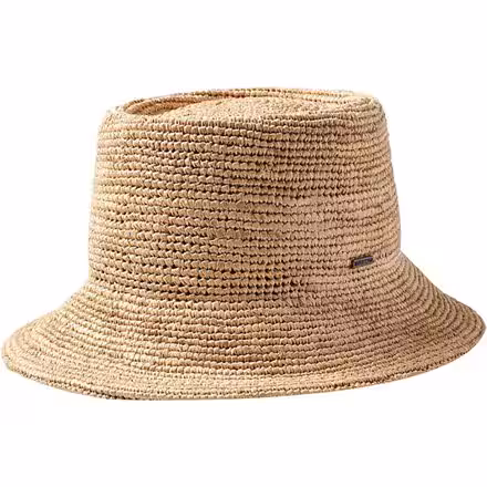 Ellee Straw Packable Bucket Hat - Women's