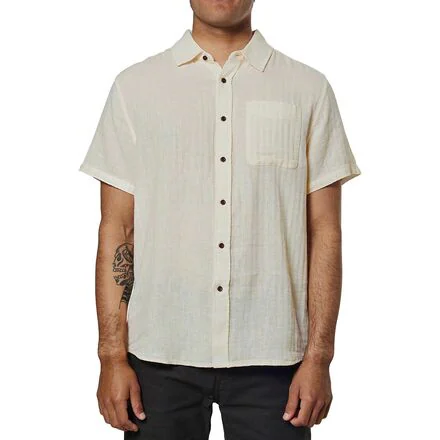 Alan Solid Short-Sleeve Shirt - Men's